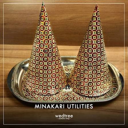 Decorative Minakari Seer Cones